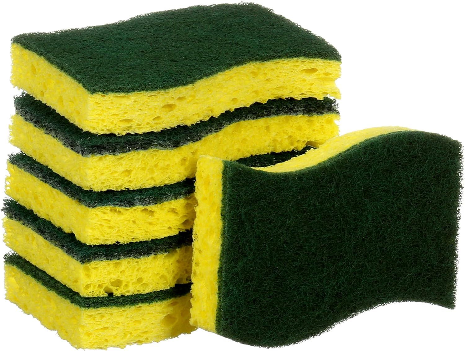Scotch-Brite Heavy Duty Scrub Sponges, For Washing Dishes and Cleaning Kitchen, 6 Scrub Sponges | Amazon (US)