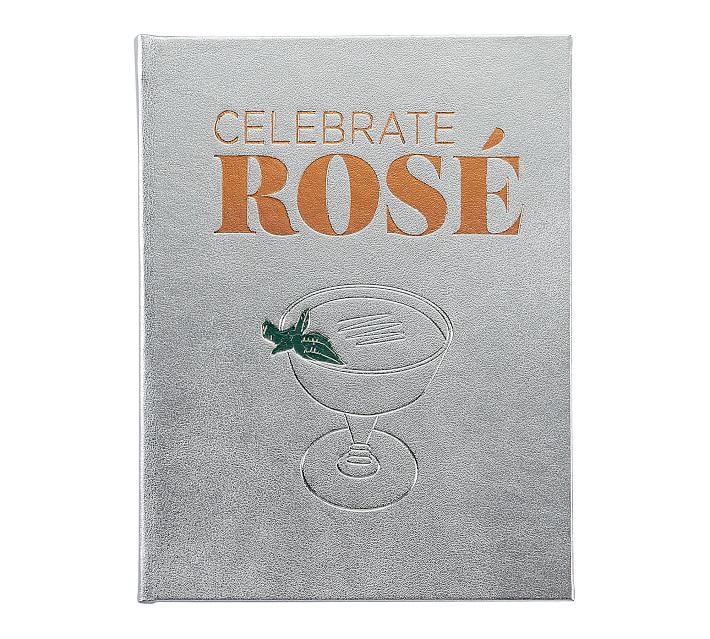 Leather Celebrate Rose Coffee Table Book | Pottery Barn (US)
