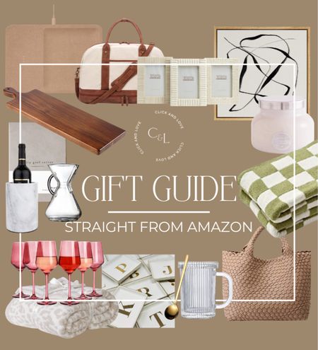 Gift Guide: Straight From Amazon ✨

Coffee maker, candle, frame, abstract art, throw blanket, wine glasses, wine cooler, cutting board, wireless charger, weekender, travel essentials, Christmas gift, gift, gift guide, budget friendly gifts, holiday gift, gift ideas, stocking stuffers, Christmas gift idea

#LTKHoliday #LTKGiftGuide #LTKhome
