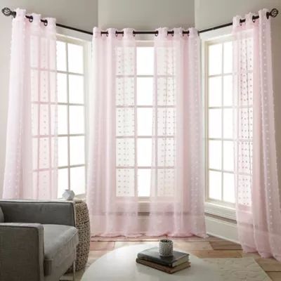 Olly 4-Pack Grommet Sheer Window Curtain Panels | Bed Bath & Beyond | Bed Bath & Beyond