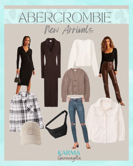 Abercrombie new arrivals 15% off, Fall outfit, plaid shirt, shacket, cardigan, sweater dress, belt bag, baseball hat, fall look, Fall outfits 

Follow me @karmagaravaglia for more fashion finds, beauty faves, lifestyle, sales and more! So glad you’re here!! XO!!

#LTKSeasonal #LTKsalealert #LTKSale