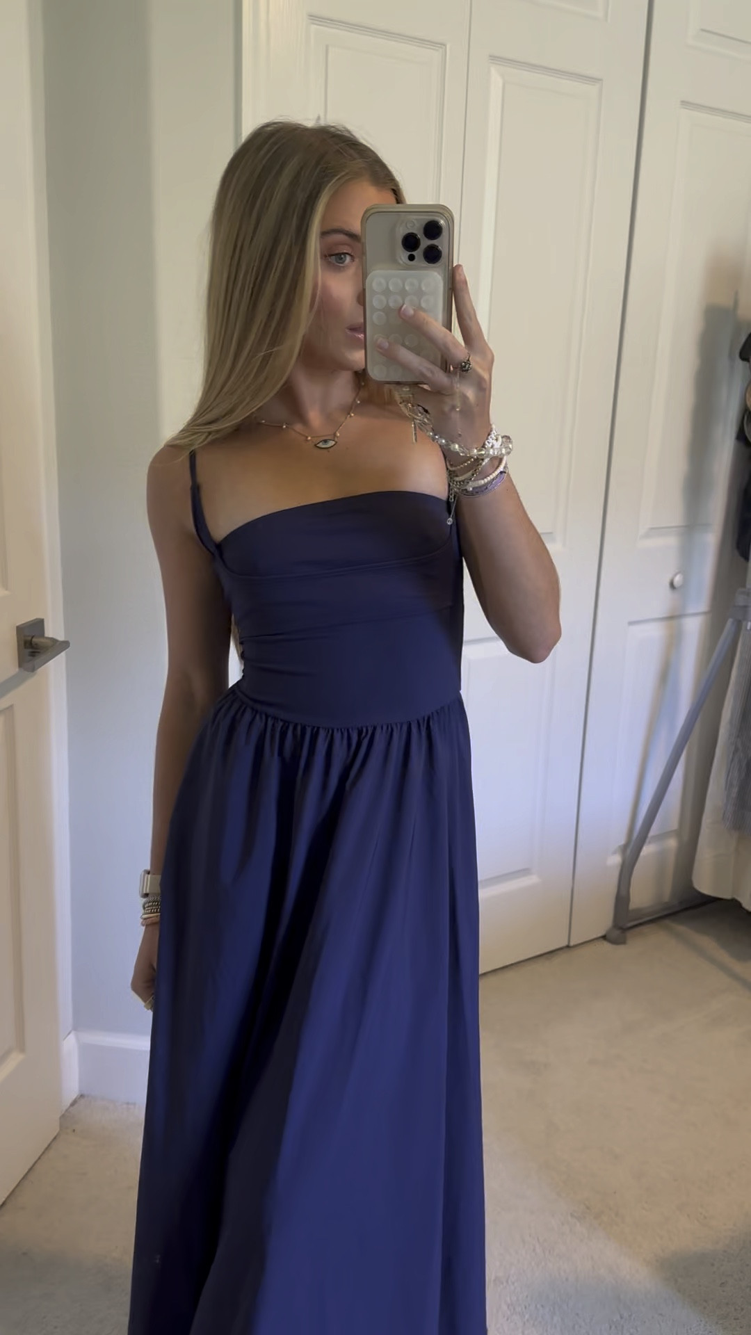 Halara Breezeful™ Backless Side Pocket Plicated Flowy Flare Maxi Quick Dry Casual Slip Dress. Size xs. Maxi dress  

#LTKFindsUnder50 #LTKVideo #LTKSaleAlert