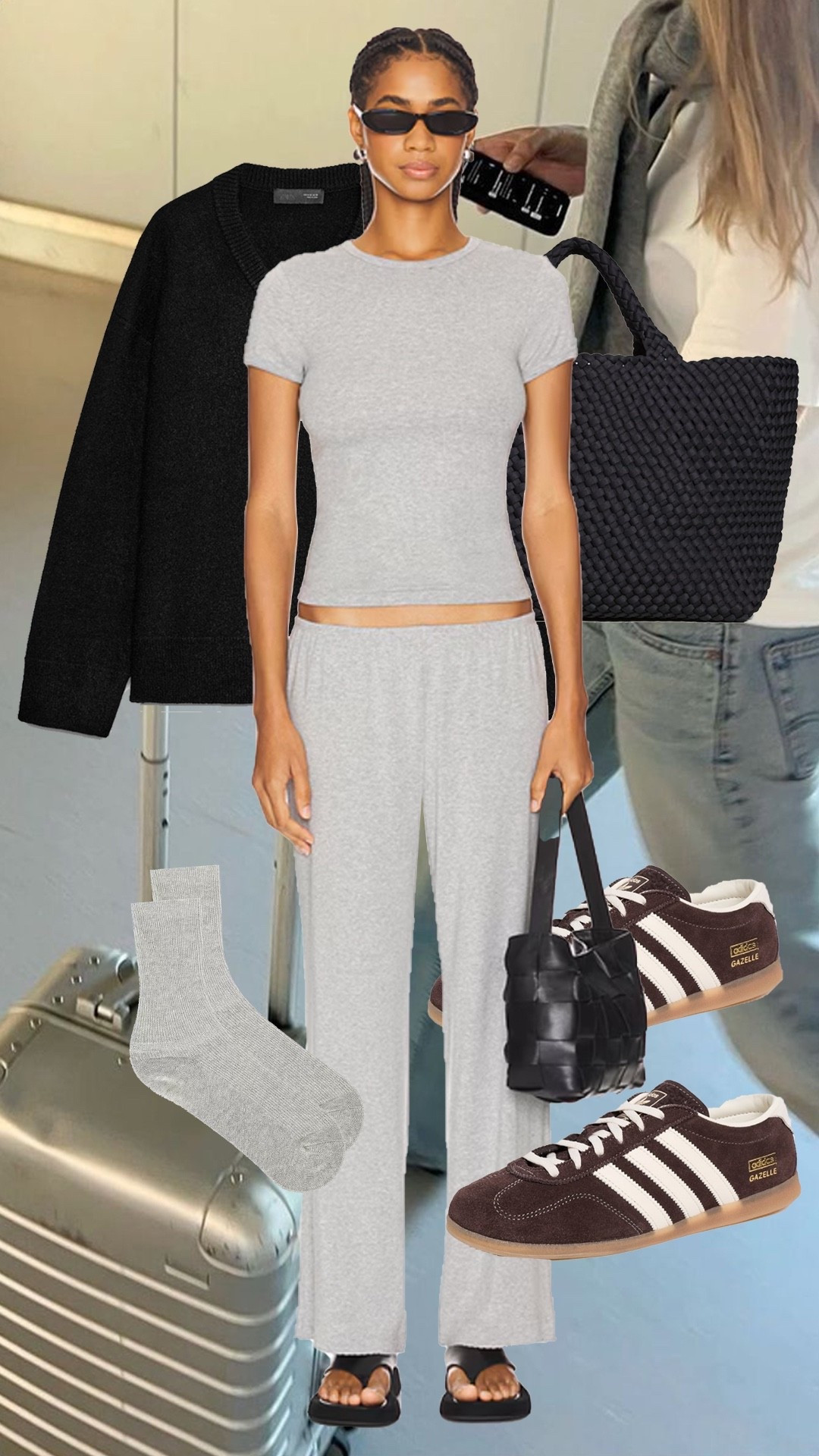 Airport outfit idea ✈️