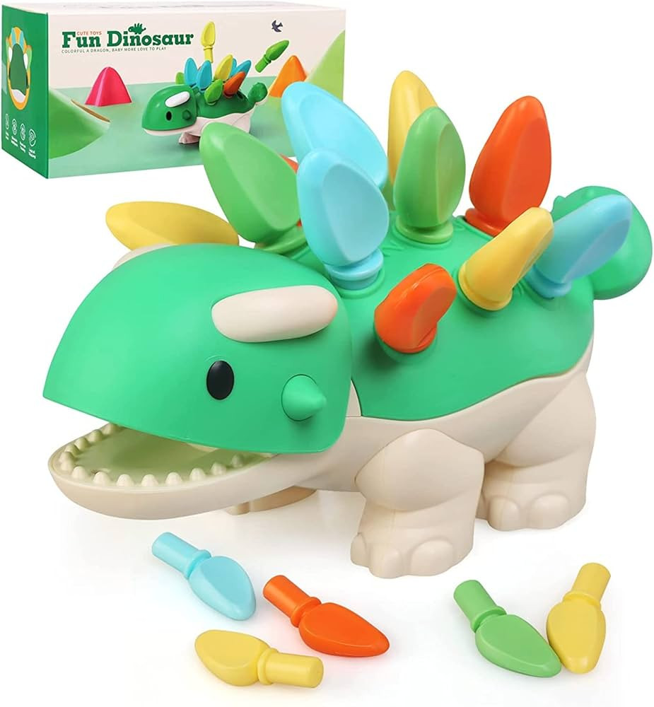 Montessori Toys for Babies 1 2 3 4 Year Old: Toddler Dinosaur Learning Activities Educational Toy... | Amazon (US)