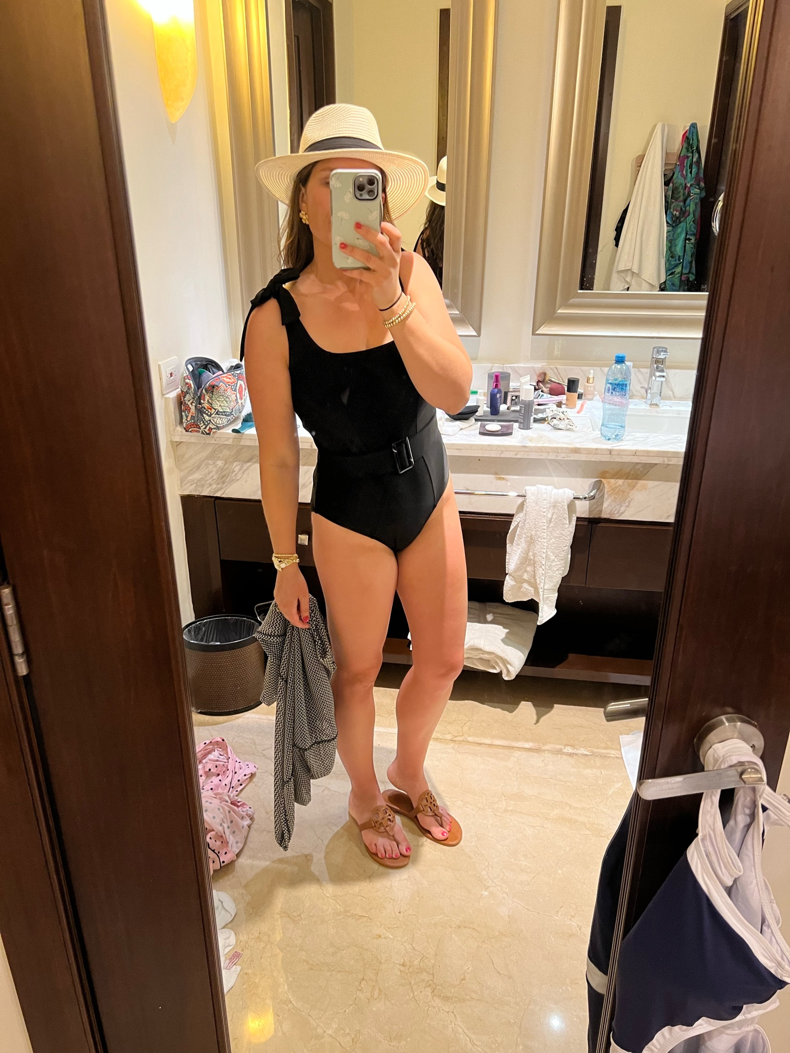 The most flattering one piece! Adjustable straps! The seaming is slimming and the suit is so comfortable! #amazonswim #amazon 

I’m in a medium 

#LTKFamily #LTKMidsize #LTKTravel