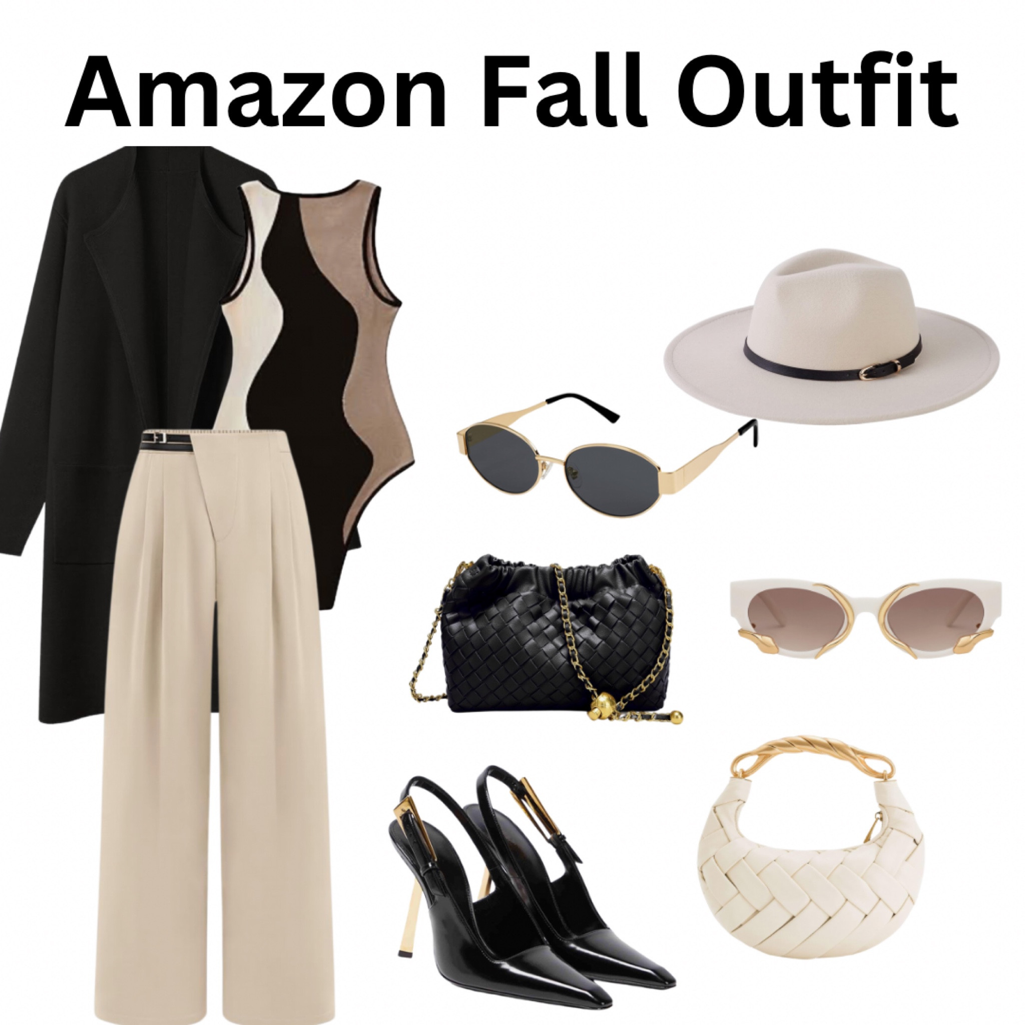 This outfit beautifully combines cozy layers and trendy pieces, making it perfect for crisp fall days while maintaining a harmonious color palette of black, cream, and brown. 

#LTKStyleTip #LTKFindsUnder100 #LTKSeasonal