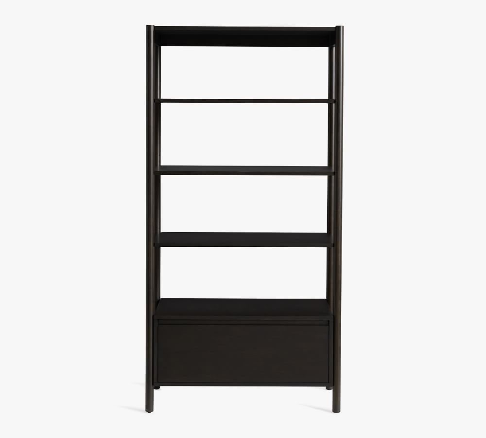 Bloomquist 37" x 73" Bookcase with Drawer | Pottery Barn (US)