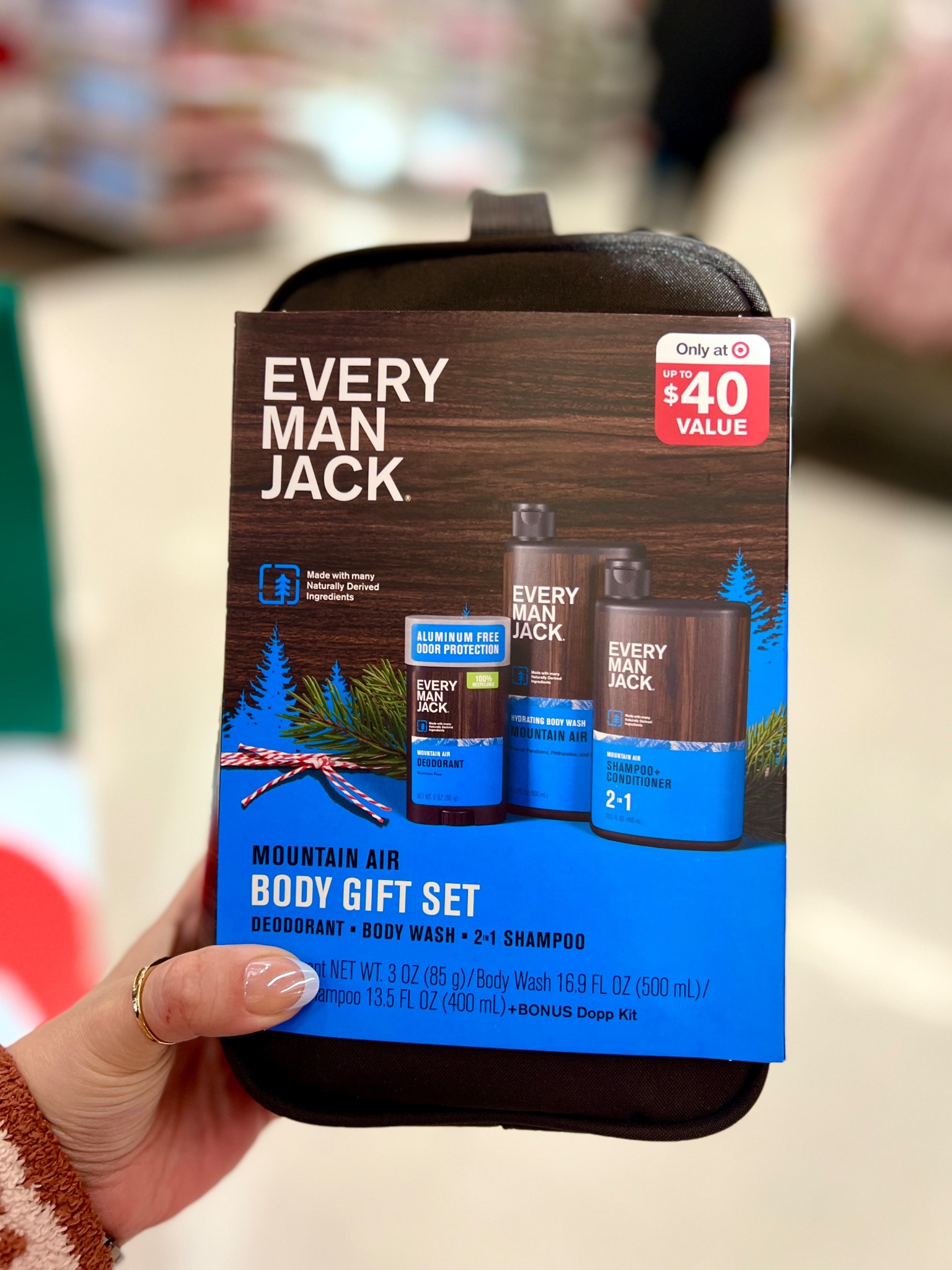 Every Man Jack Mountain Air Holiday Body Dopp Bag Gift Set - 3ct at Target 

#LTKMens #LTKGiftGuide #LTKHoliday