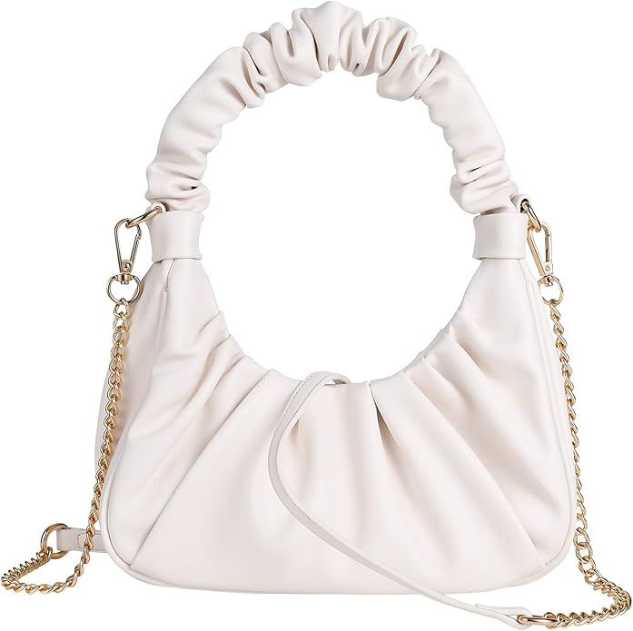 Gabbi Bag Chic Pouch Vegan Leather Vintage Hobo Cloud Handbag for Women | Amazon (US)