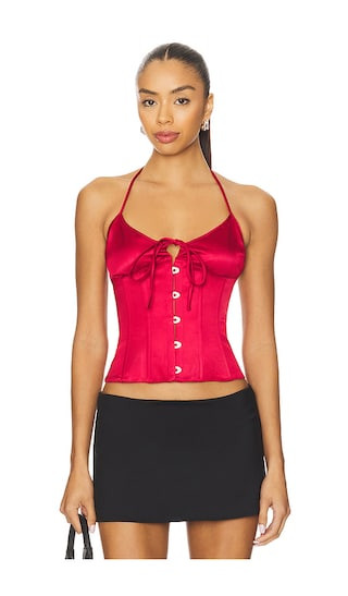 Marini Corset in Bordeaux | Revolve Clothing (Global)