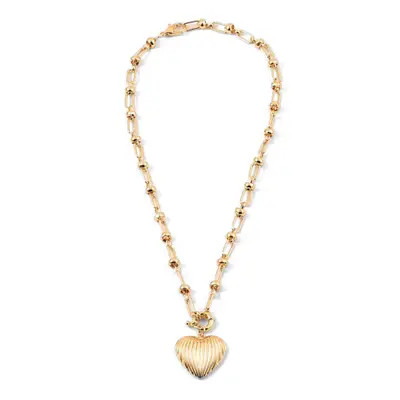 Erin McDermott Jewelry Full Heart Necklace in Gold at Nordstrom | Nordstrom