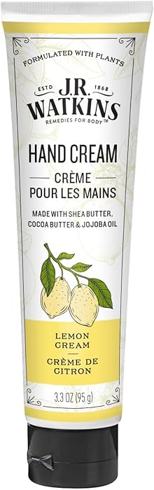 J.R. Watkins Natural Moisturizing Hand Cream, Hydrating Hand Moisturizer with Shea Butter, Cocoa ... | Amazon (US)