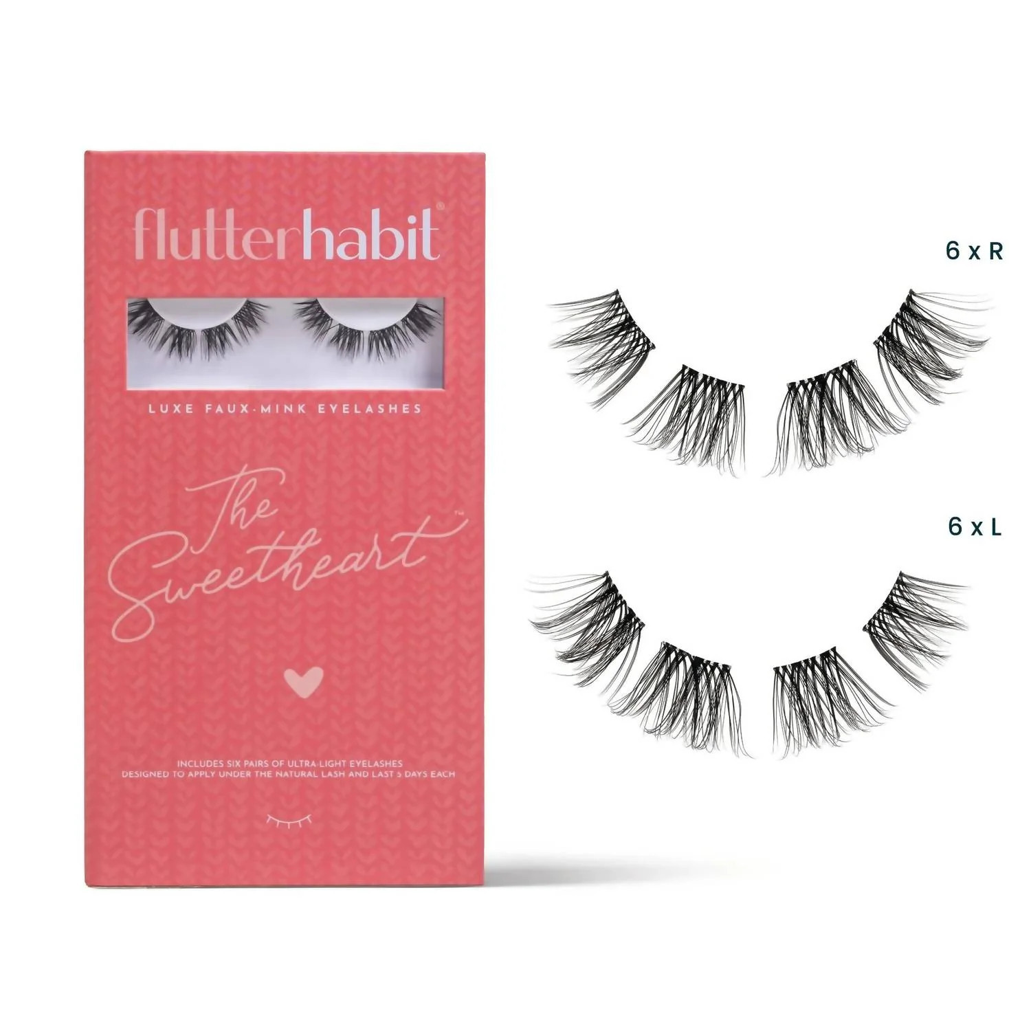 Women's Sweetheart Eyelashes In Black | Shop Simon