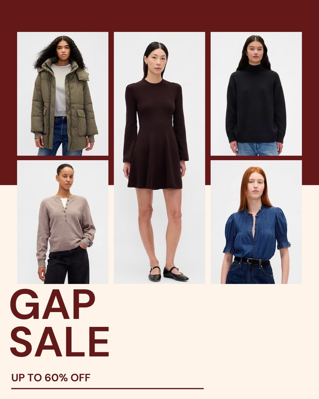 Gap Black Friday Sale
Gap is the place to go to stock up on staples. From coats to sweaters and sweater dresses, this is a must shop sale  

#LTKCyberWeek #LTKSaleAlert