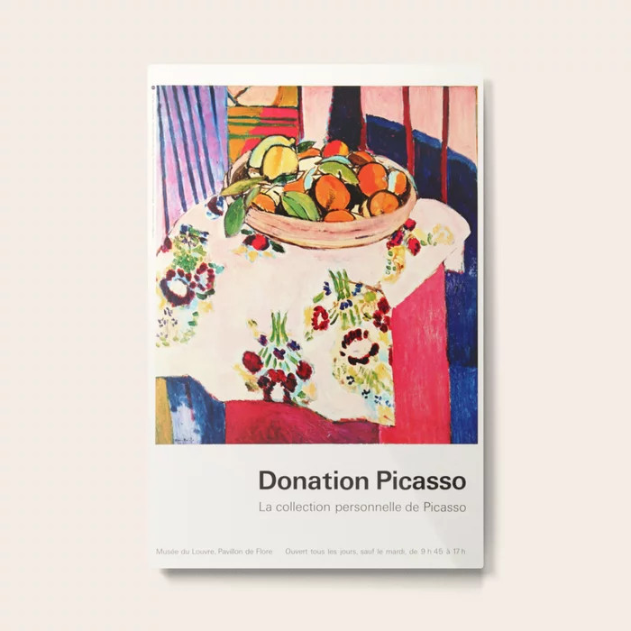 Donation Picasso Exhibition poster - Musée du Louvre Metal Print | Society6