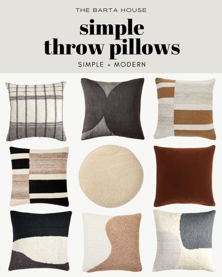 Simple and modern throw pillows ✔️

#LTKunder50 #LTKhome #LTKsalealert