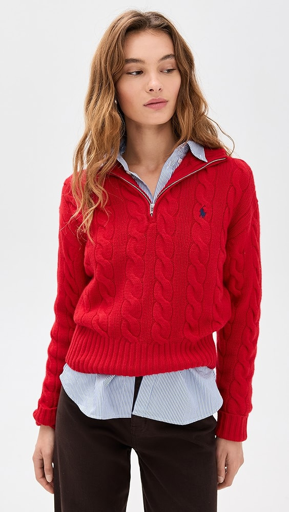 Half Zip Cable Sweater | Shopbop