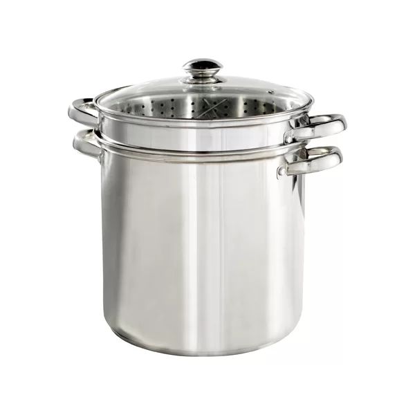 Stainless Steel Steamer Pot with Lid | Wayfair North America