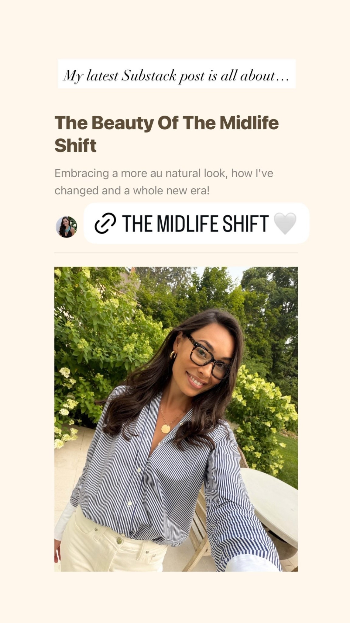 Latest Substack 🤍 and peep my new glasses!

#LTKootd #LTKstorytime #LTKSeasonal