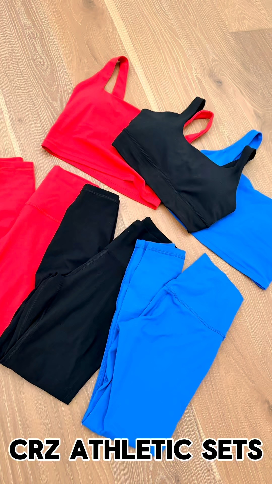 CRZ Yoga athletic sets from Amazon are my new obsession – red, black, and blue vibes that slay my workouts & mom life with 2 kiddos! 💪🏼 So comfy, I’m living in ‘em! How many sets are too many sets? Asking for a friend 😉 

Wearing size small in tops and bottoms.

#LTKfitnessgoals #LTKootd #LTKActive