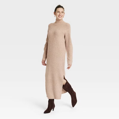 Women's Long Sleeve Midi Sweater Dress - Universal Thread™ | Target