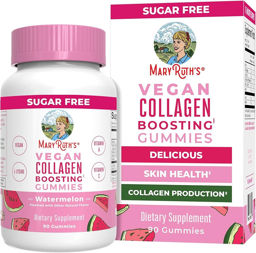 MaryRuth Organics Vegan Collagen for Women & Men, Collagen Boosting Gummies, Skin Care, Lysine, V... | Amazon (US)