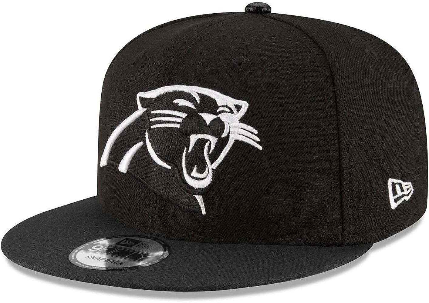 New Era NFL 9FIFTY Black/White Adjustable Snapback Hat Cap One Size Fits All | Amazon (US)