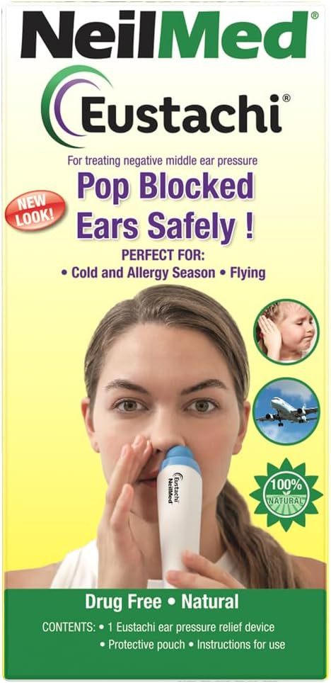 NeilMed Eustachi-Eustachian Tube Exercise-Pop Blocked Ears Safely. Helps Relieve Ear Pressure | Amazon (US)