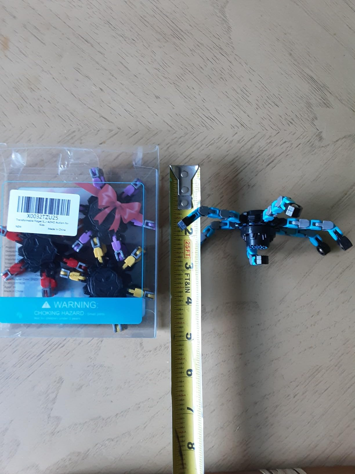 Transformable Fidget Spinners 4 Pcs for Kids and Adults Stress Relief Sensory Toys for Boys and G... | Amazon (US)