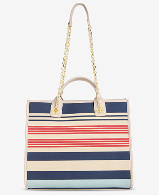 Maxxii Stripe Tote, Macy's Exclusive | Macy's