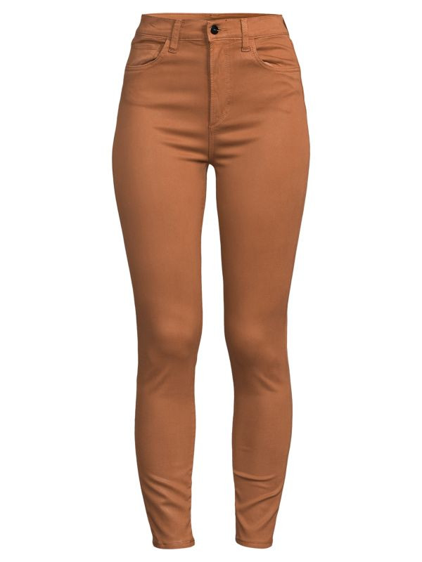 The Charlie High-Rise Stretch Coated Skinny Ankle Jeans | Saks Fifth Avenue OFF 5TH