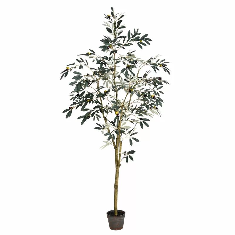 Artificial Olive Tree in Pot | Wayfair North America