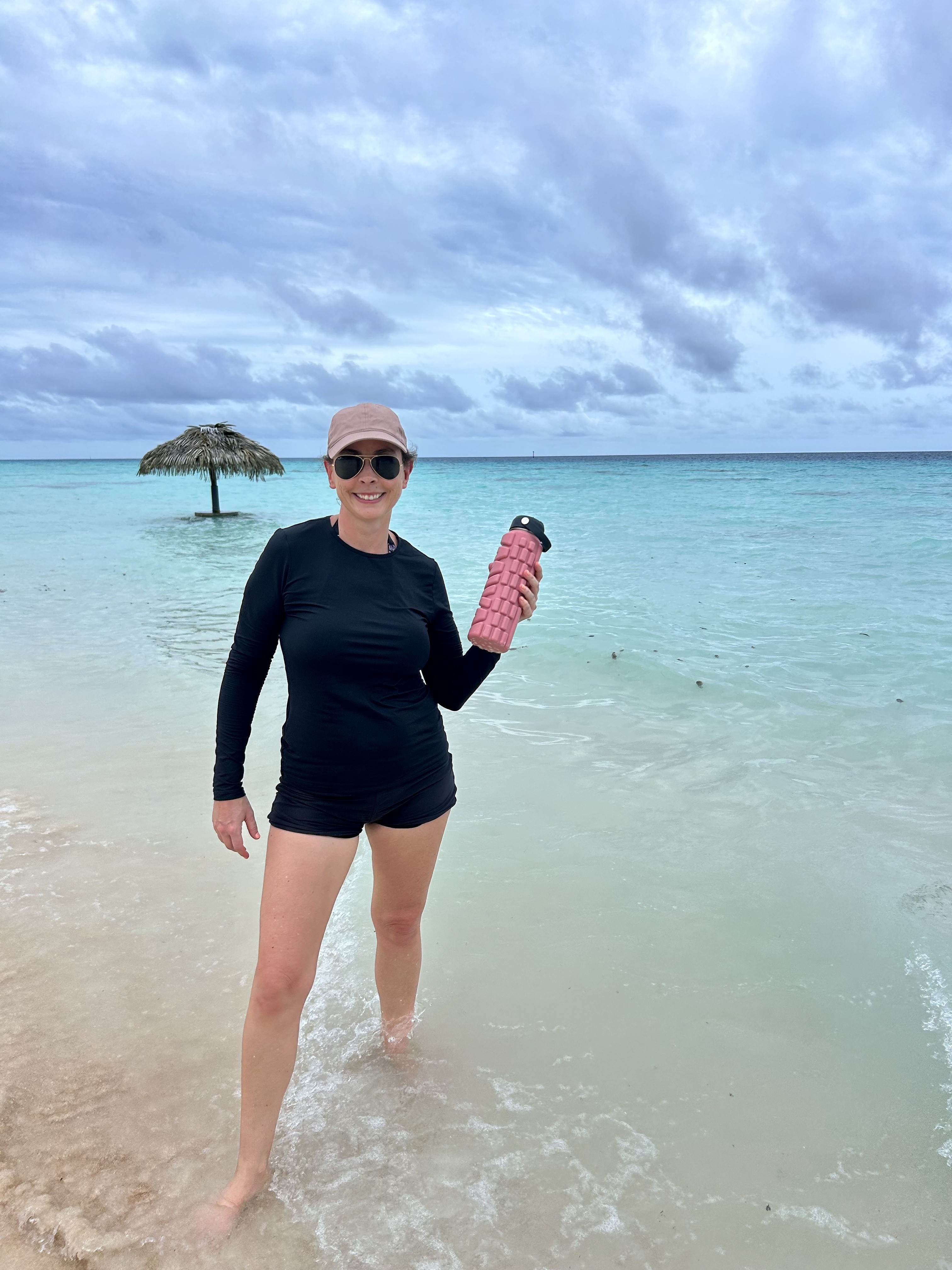 I love my travel foam roller water bottle! 

#LTKTravel #LTKOver40 #LTKFindsUnder50