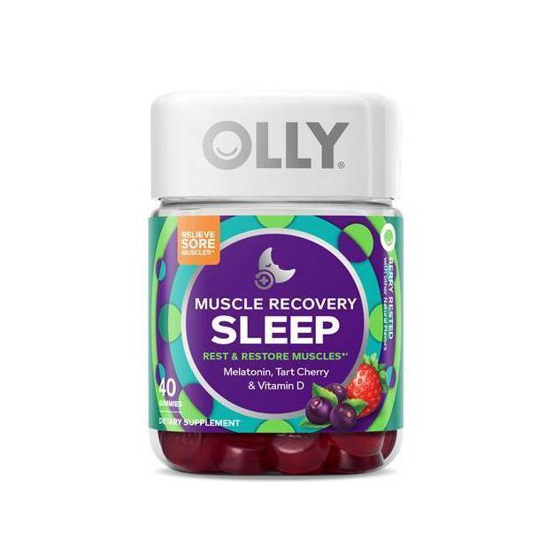 OLLY Muscle Recovery Sleep Gummies - Berry - 40ct | Target