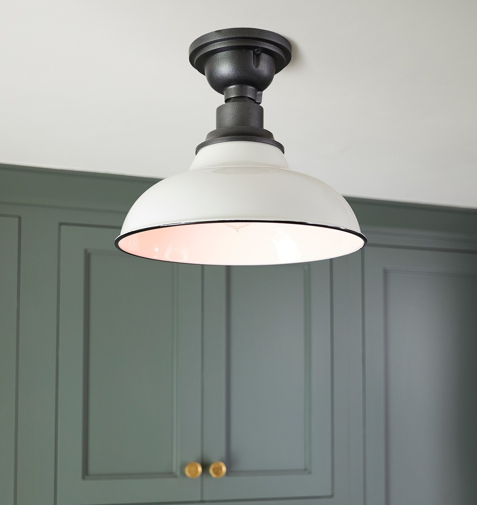 Carson 12" Semi-Flush Fixture
 | Rejuvenation | Rejuvenation