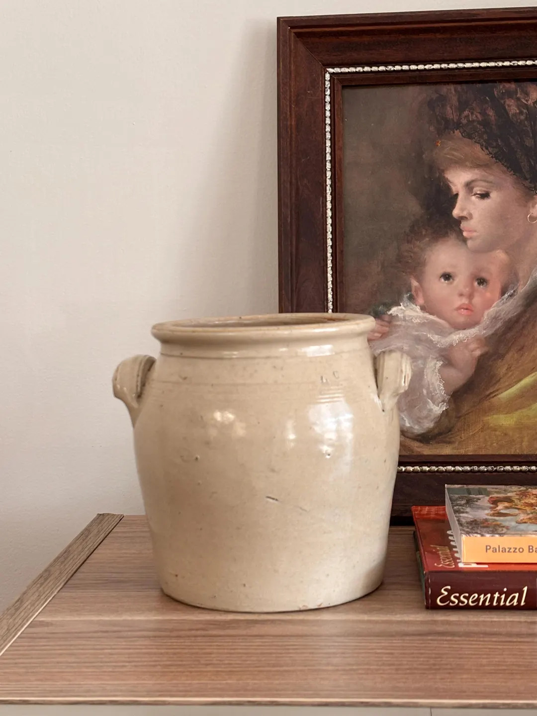 Antique French Confit Pot | Stoneware Two Handles | Etsy (US)