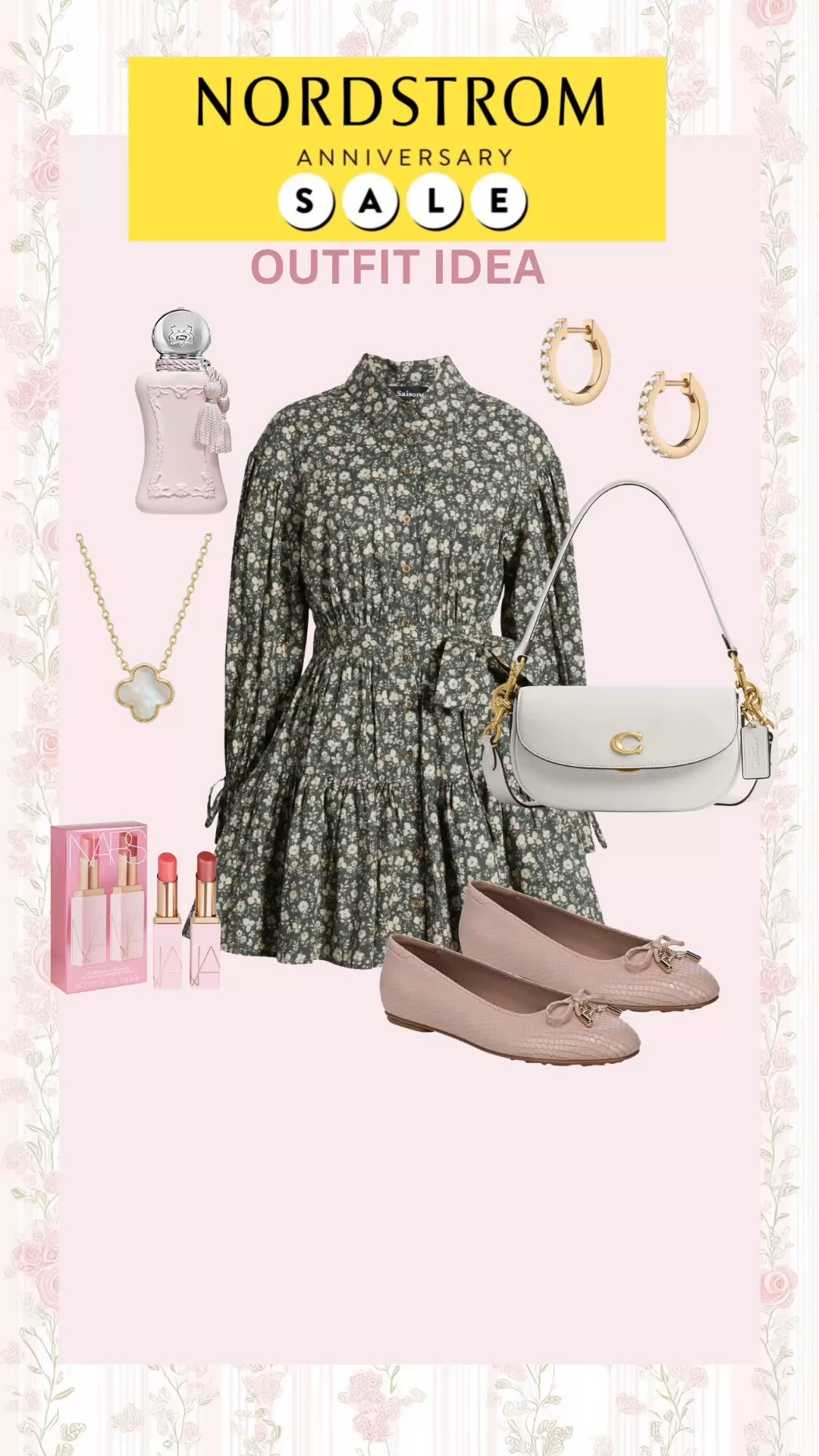 The prettiest Nordstrom Anniversary Sale dress find 🌸🎀 This feminine dress is perfect for summer-to-fall styling and would be so cute for brunch, baby showers, bridal showers, date nights, church, family photos, and special occasions. I styled it with classic accessories for an effortless, polished look you’ll reach for again and again.

If you’re shopping the #NSALE, don’t miss this one! Sharing all my favorite Nordstrom Anniversary Sale dresses, fall fashion finds, shoes, handbags, beauty exclusives, and wardrobe staples that are actually worth buying before they sell out. ✨ #NordstromAnniversarySale #NSale2026 #NordstromStyle #FallFashion #DressStyle #GirlyFashion #FeminineStyle #LTKSaleAlert #LTKStyleTip #NordstromFinds

#LTKSaleAlert #LTKSeasonal #LTKootd