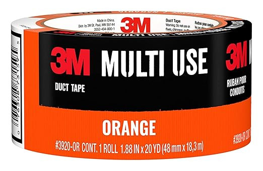 3M 3920-OR Duct Tape, 20 Yards, Orange | Amazon (US)