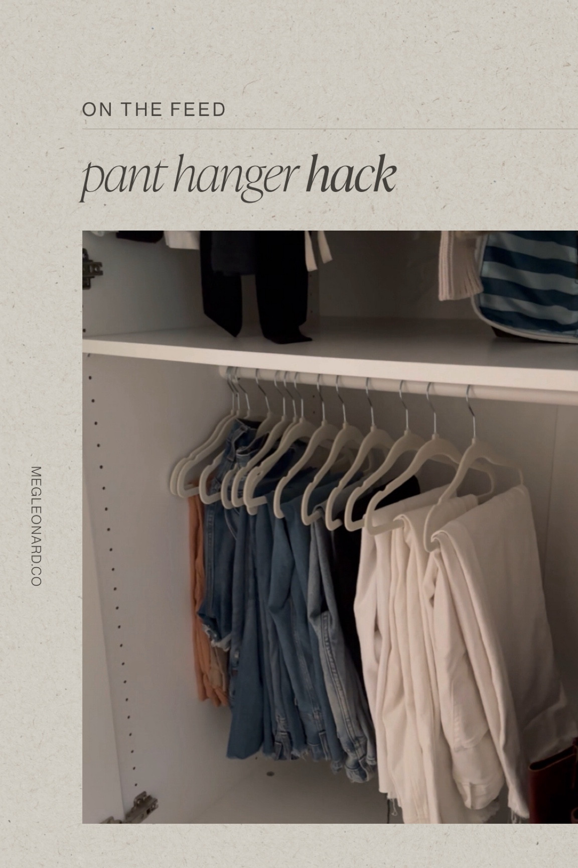 Closet organization. Pant hangers 

#LTKhome #LTKfindsunder50 #LTKsalealert
