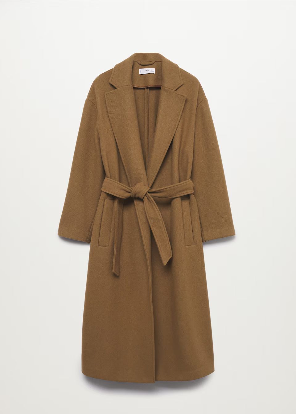 NEW NOW - ONLINE EXCLUSIVEWoollen coat with belt | MANGO (UK)