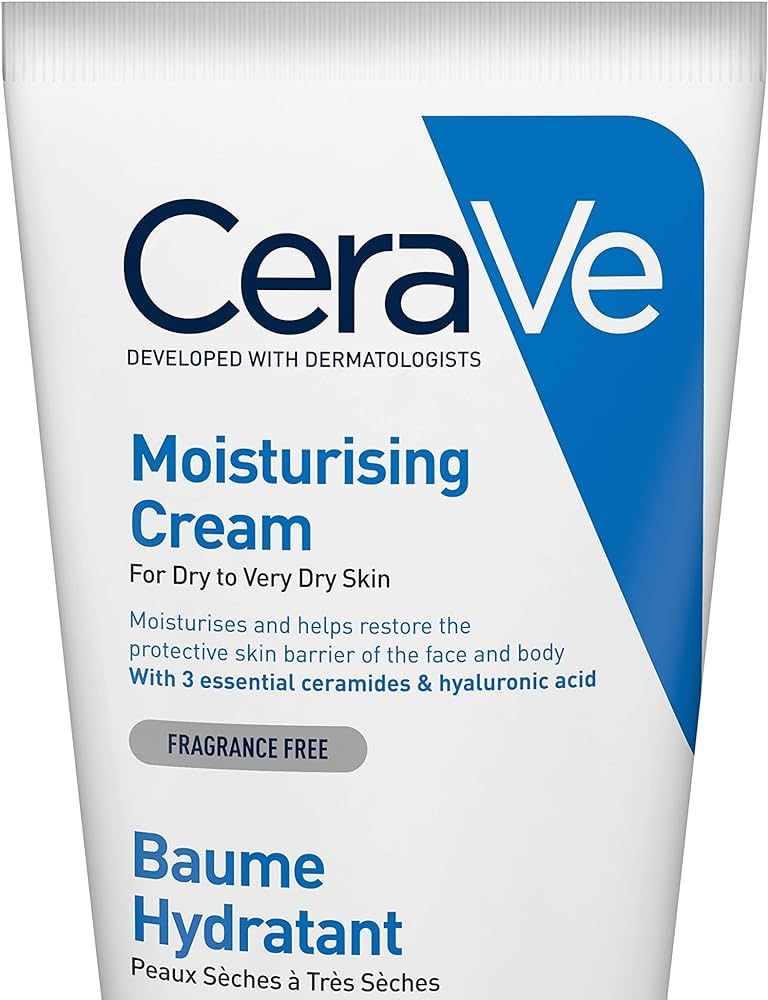 CeraVe Moisturising Cream for Dry to Very Dry Skin 177ml with Hyaluronic Acid & 3 Essential Ceram... | Amazon (UK)