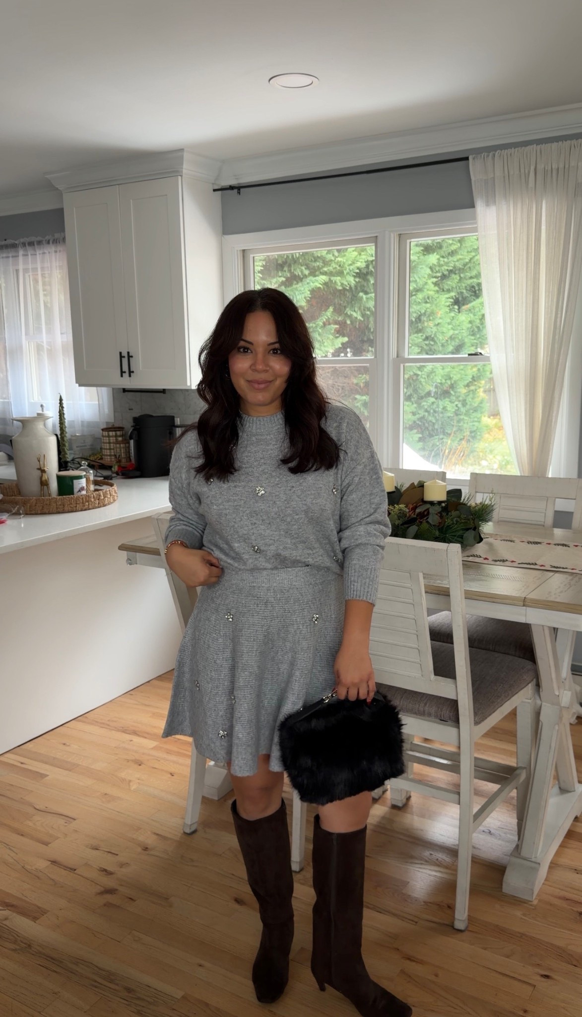 Walmart holiday party outfits. Walmart Christmas party outfits. Thanksgiving outfits.
Dinner date outfit. Date night outfit. All run true to size wearing small 

#LTKHoliday #LTKFindsUnder50 #LTKParties