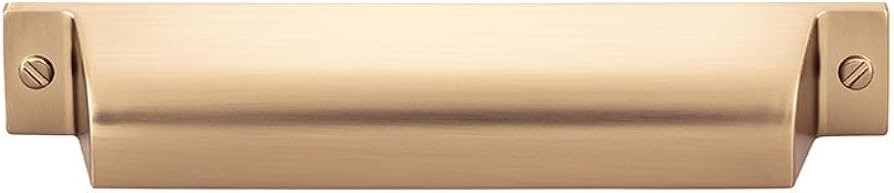 Top Knobs - TK774HB - Channing Cup Pull 5" - Honey Bronze - Barrington Collection | Amazon (US)