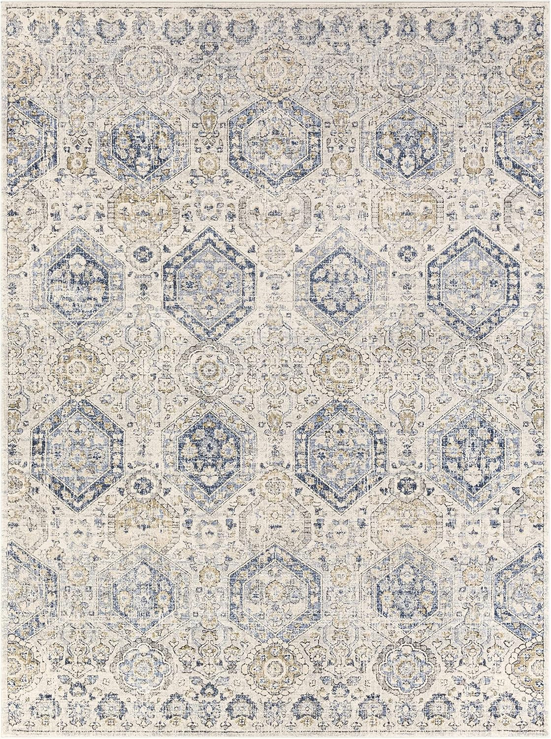 Hauteloom Burnettsville Moroccan Farmhouse Living Room Bedroom Dining Room Area Rug - Bohemian St... | Amazon (US)