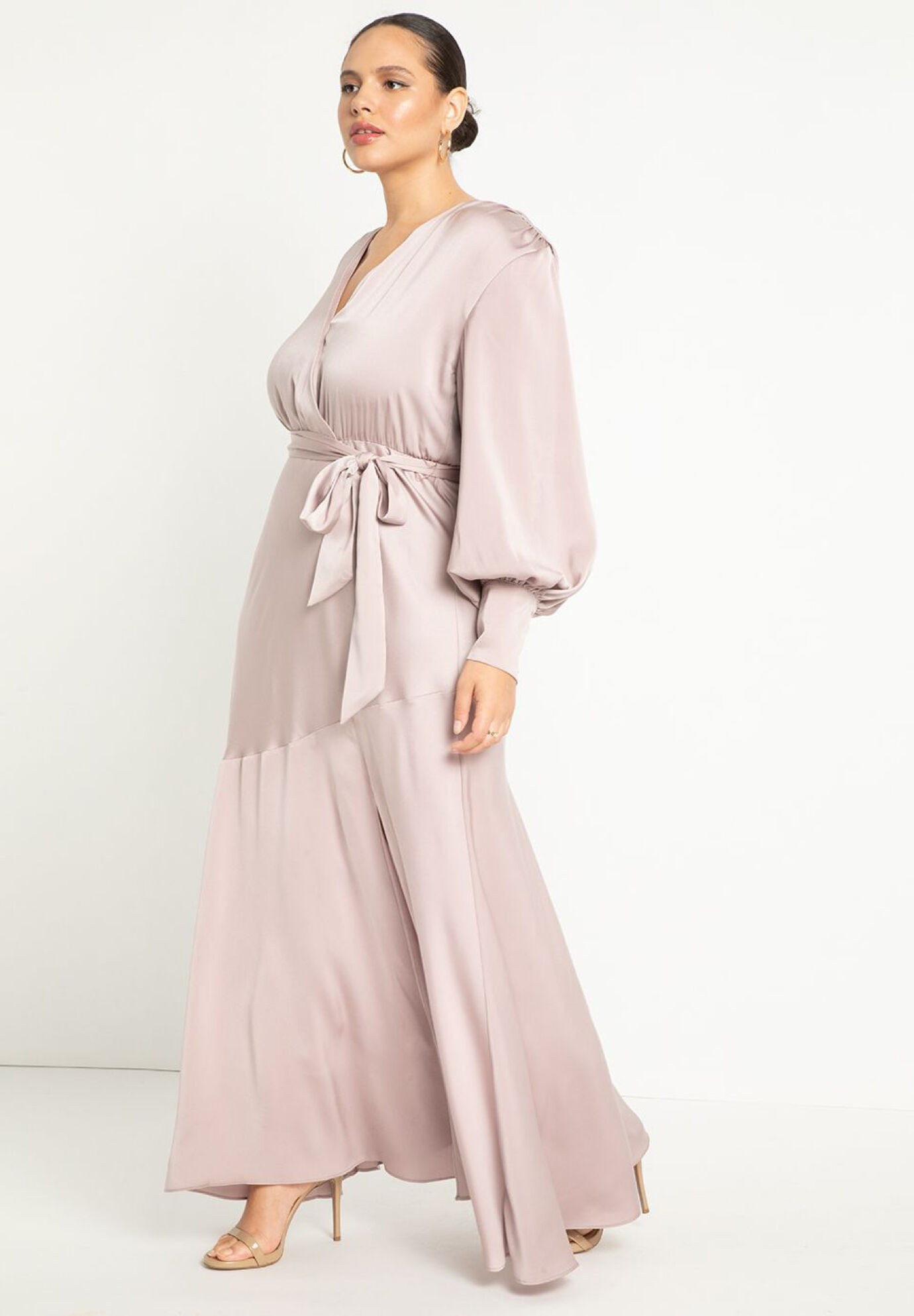 Satin Maxi Dress | Eloquii