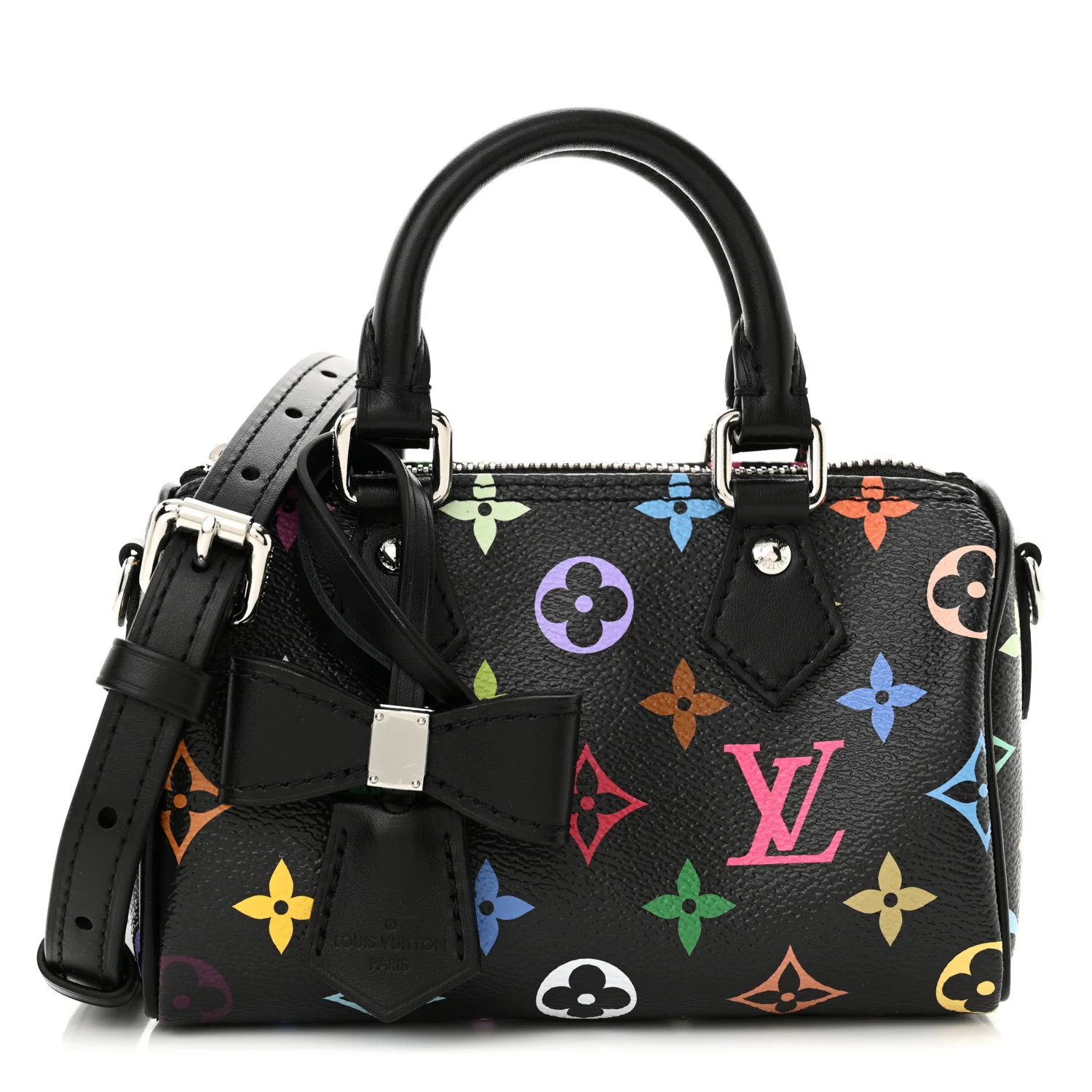 Louis Vuitton LV X TM Monogram Multicolor Nano Speedy Black 1621354 | FASHIONPHILE (US)