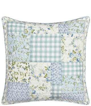 Piper & Wright Karalena Cottage-Inspired Decorative Reversible Quilted Square Pillow | Dillard's | Dillard's