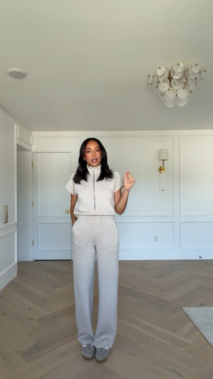 Use code NENAXSPANX to save 15% off your first spanx order! This jumpsuit is so chic, polished, and the fabric is made with the most buttery soft material! It can be worn as loungewear, travel outfit and airport outfit and it has pocket!! Wearing size XS jumpsuit in bone heather

#LTKTravel #LTKSaleAlert