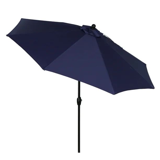 Better Homes & Gardens 9' Outdoor Market Patio Umbrella, Navy - Walmart.com | Walmart (US)