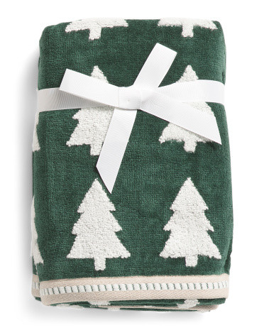 Set Of 2 Christmas Tree Hand Towels | TJ Maxx